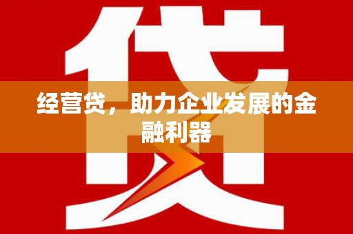东台经营贷，助力企业发展的金融利器