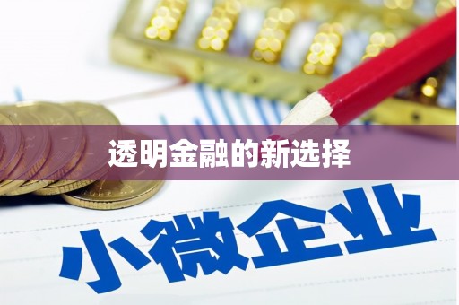东台透明金融的新选择