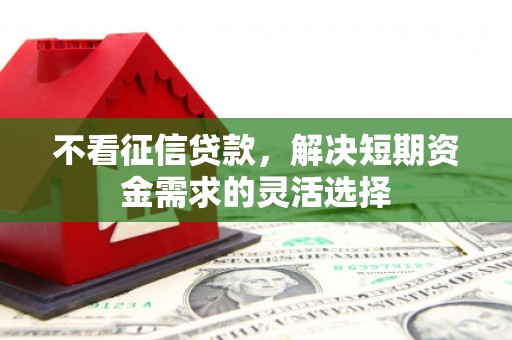 东台不看征信贷款，解决短期资金需求的灵活选择