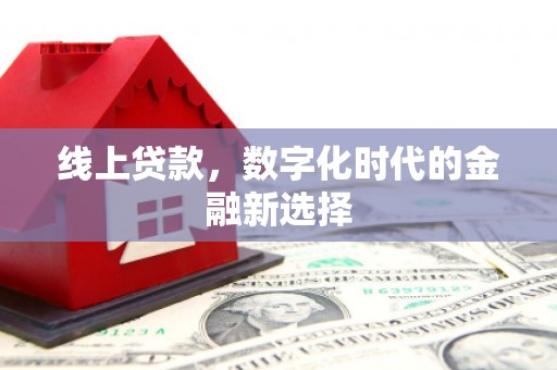 东台线上贷款，数字化时代的金融新选择