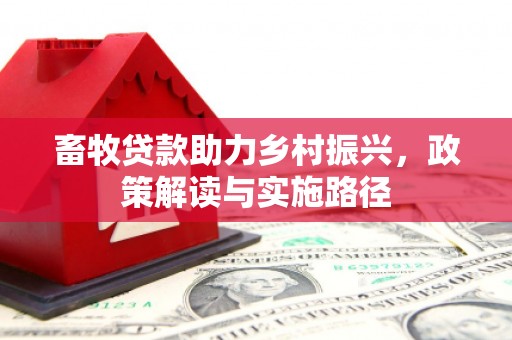东台畜牧贷款助力乡村振兴，政策解读与实施路径