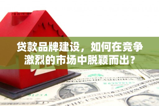 东台贷款品牌建设，如何在竞争激烈的市场中脱颖而出？