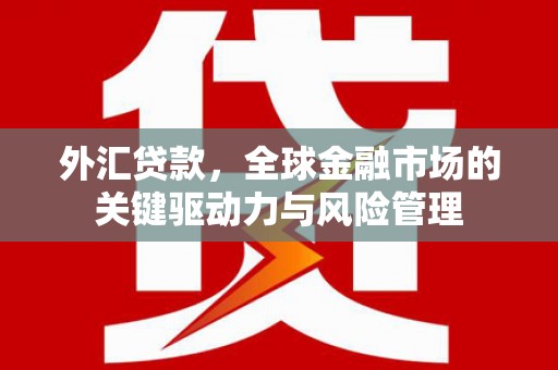 东台外汇贷款，全球金融市场的关键驱动力与风险管理