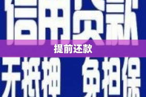 东台提前还款