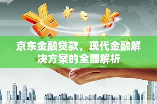 东台京东金融贷款，现代金融解决方案的全面解析