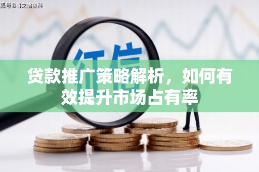 东台贷款推广策略解析，如何有效提升市场占有率