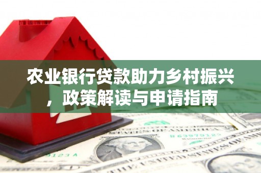 东台农业银行贷款助力乡村振兴，政策解读与申请指南