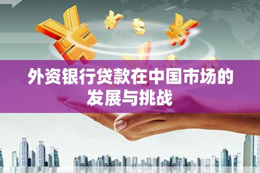 东台外资银行贷款在中国市场的发展与挑战