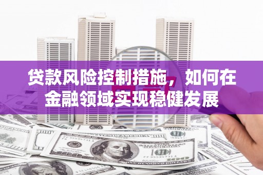 东台贷款风险控制措施，如何在金融领域实现稳健发展