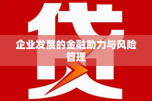 东台企业发展的金融助力与风险管理