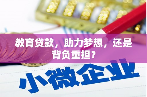 东台教育贷款，助力梦想，还是背负重担？