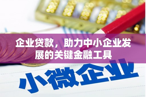 东台企业贷款，助力中小企业发展的关键金融工具