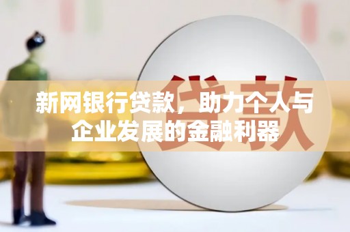 东台新网银行贷款，助力个人与企业发展的金融利器