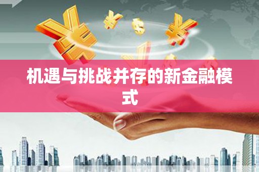 东台机遇与挑战并存的新金融模式