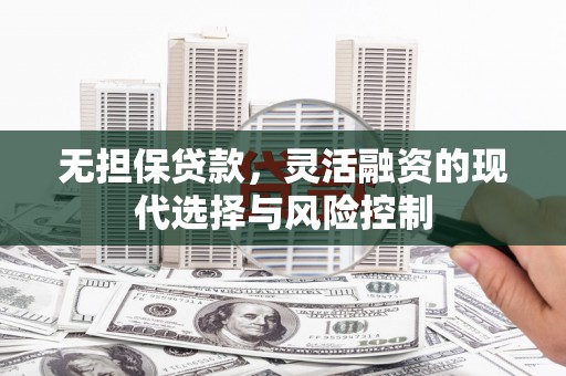 东台无担保贷款，灵活融资的现代选择与风险控制