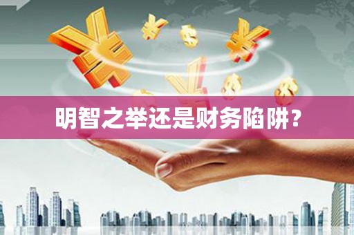 东台明智之举还是财务陷阱？
