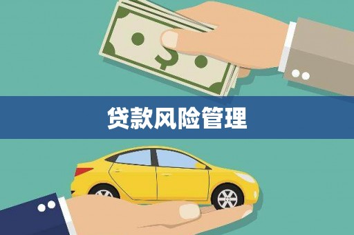 东台贷款风险管理