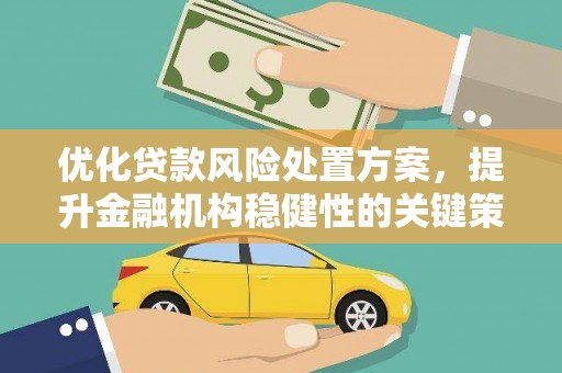 东台优化贷款风险处置方案，提升金融机构稳健性的关键策略