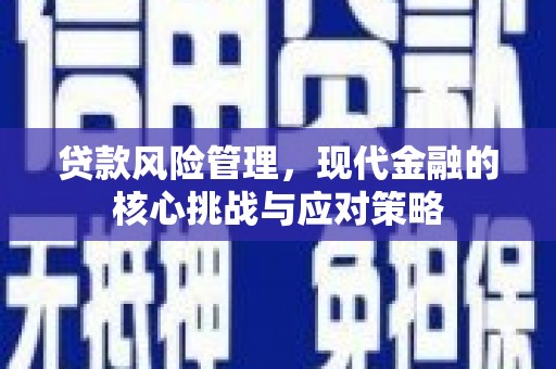 东台贷款风险管理，现代金融的核心挑战与应对策略
