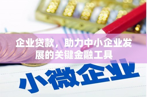 东台企业贷款，助力中小企业发展的关键金融工具