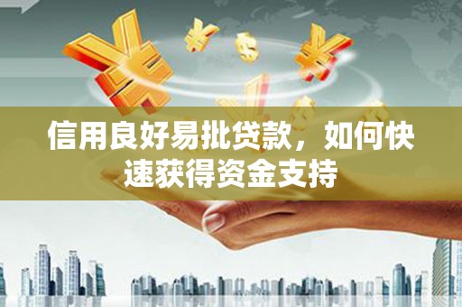 东台信用良好易批贷款，如何快速获得资金支持