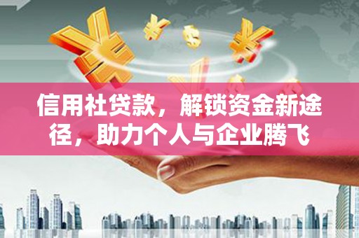 东台信用社贷款，解锁资金新途径，助力个人与企业腾飞