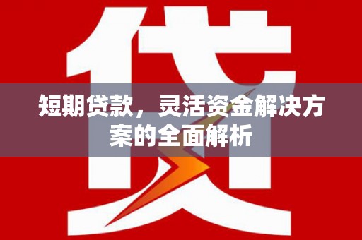 东台短期贷款，灵活资金解决方案的全面解析