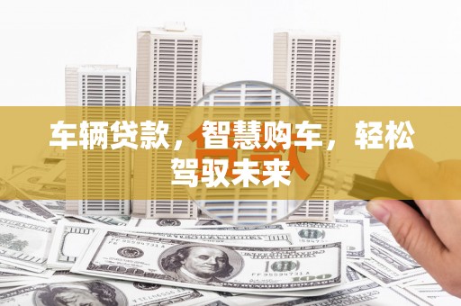 东台车辆贷款，智慧购车，轻松驾驭未来