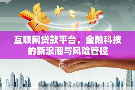 东台互联网贷款平台，金融科技的新浪潮与风险管控