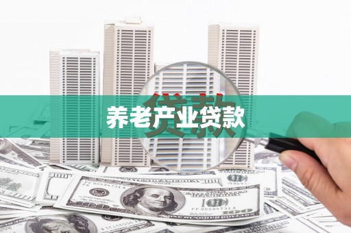 东台养老产业贷款