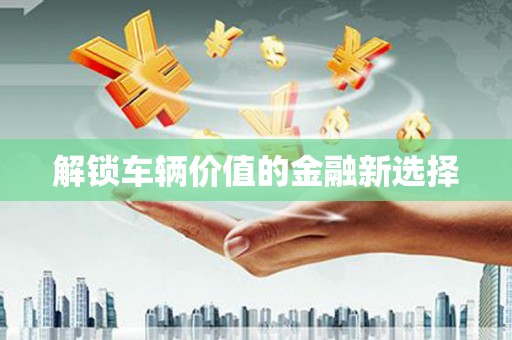 东台解锁车辆价值的金融新选择