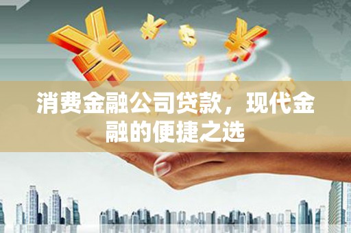 东台消费金融公司贷款，现代金融的便捷之选