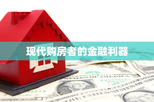 东台现代购房者的金融利器
