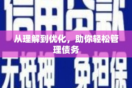 东台从理解到优化，助你轻松管理债务