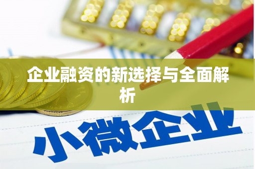 东台企业融资的新选择与全面解析