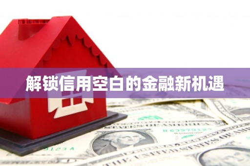 东台解锁信用空白的金融新机遇