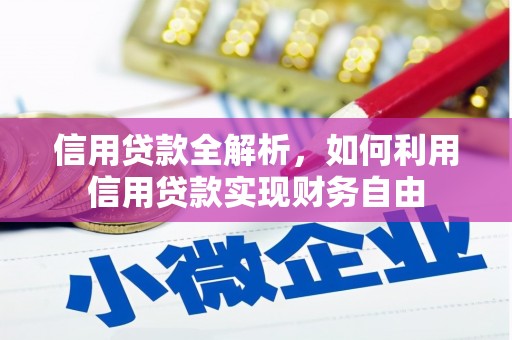 东台信用贷款全解析，如何利用信用贷款实现财务自由