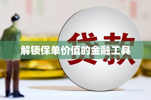 东台解锁保单价值的金融工具